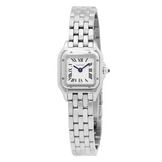 Cartier Panthere Mini Model Silver Dial Watch WSPN0012