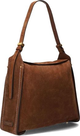 Gianni Chiarini Tassen, Dames, Bruin, ONE Size, Wol, Penelope Schoudertas voor Stijlvolle Vrouwen