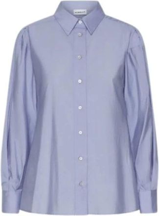 Marella Dames, Blouses & Shirts, Blauw, Maat: XS Leer
