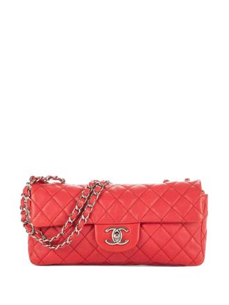 Chanel Gewatteerde tas met ketting - Rood