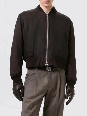 Our Legacy Cupro Bomber Jacket with Zip Fastening and Elasticated Hem