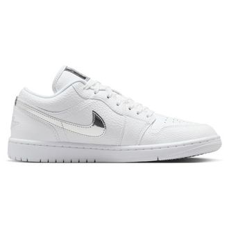 Nike Jordan Womens Air 1 Low SE - Basketball Shoes White/Silver Size 10.0