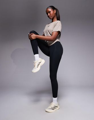 adidas adidas - Training Optime - Leggings neri taglio integrale-Nero