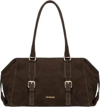 Nero Giardini Bauletto Schoudertas - Dames - Schoudertassen - Bruin - ONE Size - Leer - Tassen