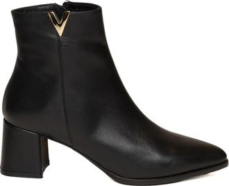 Albano Enkellaarsjes - Dames - Laarzen met Hak - Zwart - 39 EU - Schoenen