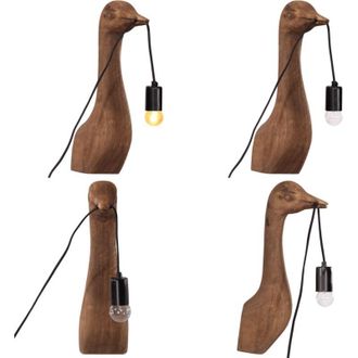 vidaXL Lampada a Parete a Forma di Animale 25 W 12x12x42 cm E27 - Lampada a forma di animale - Lampada da parete in legno
