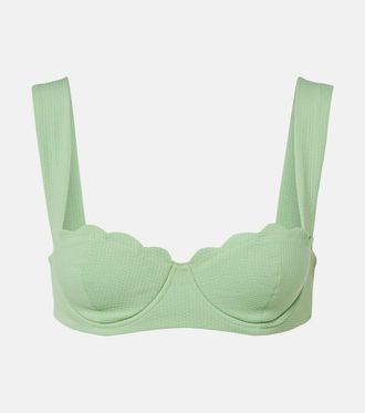 Marysia Swim North scalloped bikini top