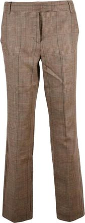 Marella Pantalone - Dames - Broeken - Bruin - Maat: M Wol