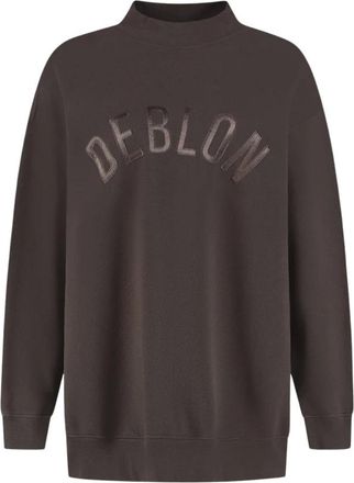 Deblon Sports Philaine Sweater - Dames - Sportshirts - Bruin - M - Katoen - Fitness