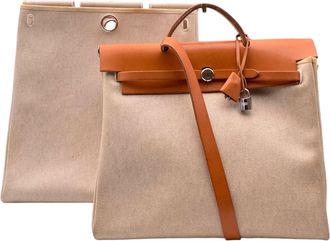 Louis Vuitton Louis Vuitton Vintage stoffen handtas Herbag