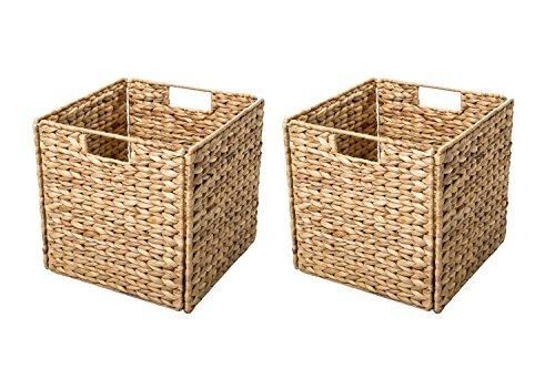 Trademark Innovations 3er-Set Körbe In Weidenoptik – Naturfarben Mit Griffen