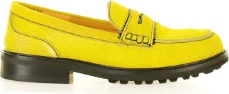 Viola Ricci Yellow Pony loafers