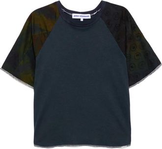 Stain Shade T-shirt con stampa grafica - Blu