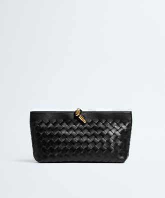Bottega Veneta Andiamo Boat Pouch - Black - Woman - U