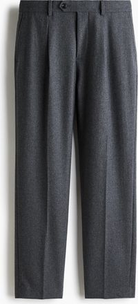 H&M Anzughose aus Wollmix in Regular Fit - Grau