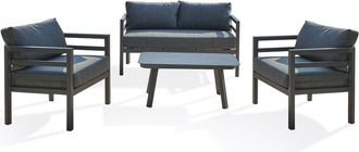 DCB Garden Lisbonne - Sal&oacute;n De Jard&iacute;n 4 Plazas De Aluminio Dcb Garden