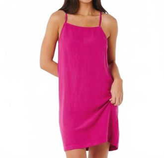 Rip Curl Premium Surf Holiday Mini Dress In Fuchsia