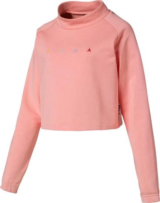 Puma Maglione crop - Rosa