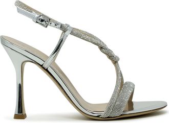 Ninalilou Leather Sandals With Swarovski