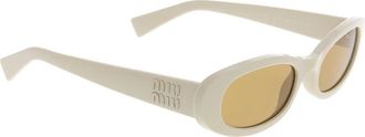 Miu Miu Gafas de sol - Accessories - Mujer - Beige - ONE SIZE