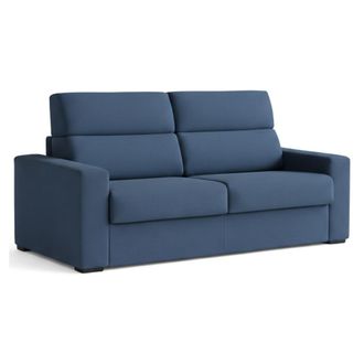 Dmora Sof&aacute; Cama 2 Plazas Ecate, Desenfundable, Con Caj&oacute;n Made In Italy, Apertura Abatible, 200x95 Cm Azul