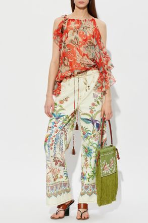 Etro Patterned Top, Womens, Red