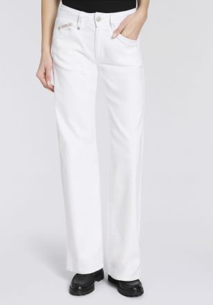 Herrlicher Straight-Jeans HERRLICHER Prime New Denim White Stretch, Damen, Gr. 27, L&auml;nge 34, silk, Denim/Jeans, Obermaterial: 97% Baumwolle, 3% Elasthan, unifarb