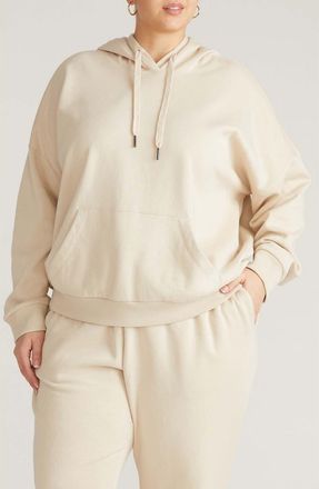 Universal Standard Lyria Fleece Hoodie in Dove Wing at Nordstrom, Size Xxx-Large