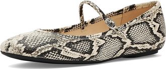 Nine West Classik Womens Dress Flat Shoes Light Natural Snake : 7.5 M, Leather