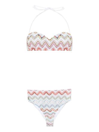 Missoni Bikini con motivo a zigzag - Toni neutri