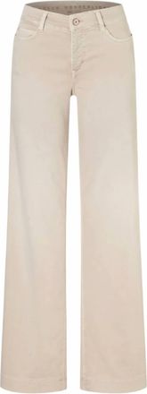 Mac Jeans Womens Dream Wide Wonder Light Jeans In Smoothly Beige