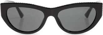 Jimmy Choo London Cat-eye Zonnebril - Dames - Zonnebrillen - Zwart - 54 MM - Accessoires