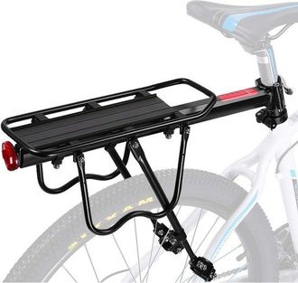 OEM Portaequipajes Ajustable De Aluminio Para Bicicletas: Soporte Para Bicicletas De Hasta 25 Kg - Apto Para Tijas De Sill&iacute;n De Hasta 33 Mm