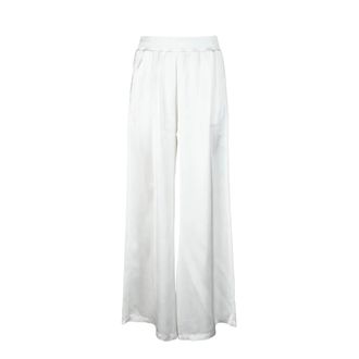Fabiana Filippi Wide Trousers, female, White, XS, Wide Trousers
