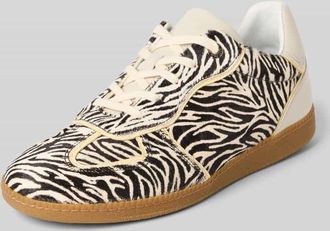 Marc Cain Sneaker mit Schn&uuml;rung im Allover-Look in Offwhite, Gr&ouml;&szlig;e 37