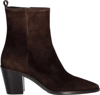 Billi Bi B1295 Enkellaarsjes - Dames - Schoenen - Bruin - Maat: 40 EU Leer