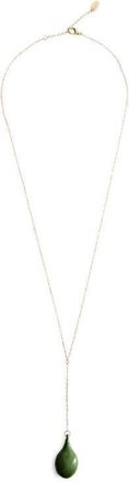 Mango Teardrop Pendant Necklace in Gold at Nordstrom