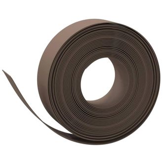 Berkfield Home Durable Garden Edgings 5 pcs Brown 10 m 15 cm Polyethylene