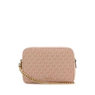 Michael Kors Pink Canvas Medium Bryant Shoulder Bag
