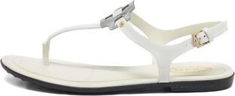 Tod's 2024 leren sandalen met gesp - Wit
