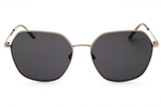 Draper James DJ9027 Metal-Frame Round Sunglasses - Silver