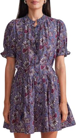Apiece Apart Womens Las Alturas Mini Dress In Dutch Floral