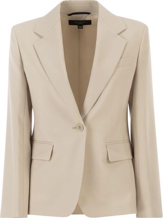 Max Mara Weekend Maxmara Wkdlamine blazer van natuurlijke stretchwol