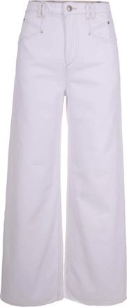 Isabel Marant Isabel Marant, Wide Trousers, female, White, Size: 2XS Wide Trousers
