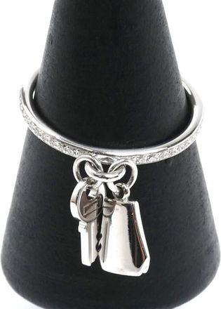 Herm&egrave;s White Gold (18K) Band Ring (Pre-Owned)