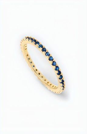 Mint & Lily December Birthstone Eternity Stacking Ring in 18K Gold Over Sterling Silver at Nordstrom, Size 6