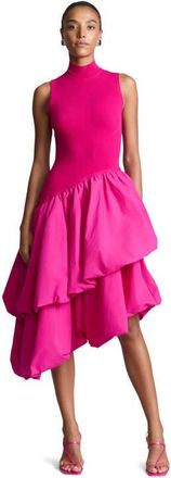 AMUR Eleonora Combo Tiered Dress in Berry Blush at Nordstrom, Size 4