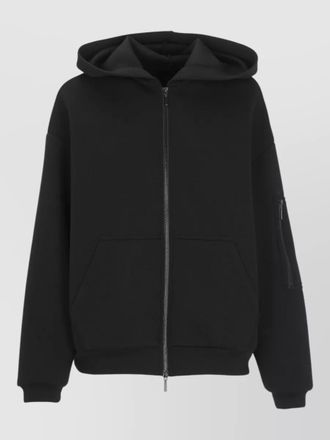 Wolford hooded viscose blend sweatshirt long sleeves