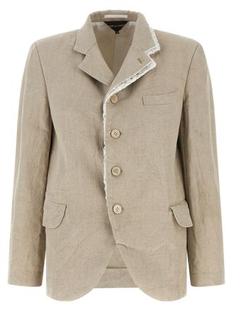 Comme Des Gar&ccedil;ons Womens Double Layer Lapel Blazer