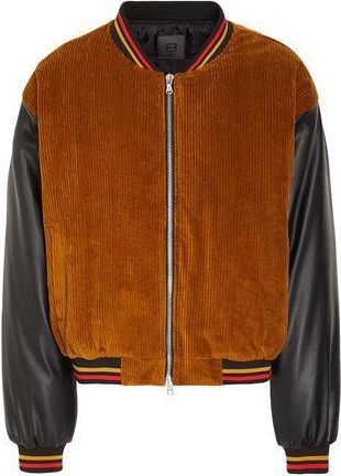 8 by YOOX VELVET OVERSIZED BOMBER JACKET